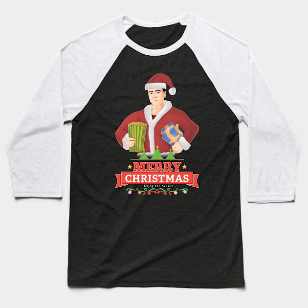 A very Tanner Christmas Baseball T-Shirt by thouless_art